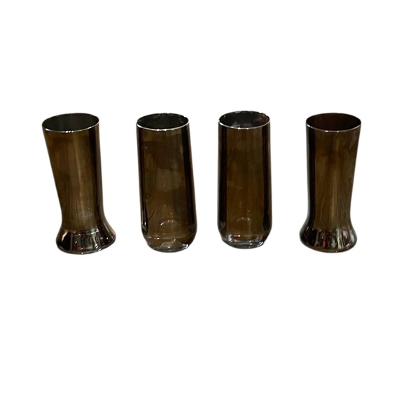 Set Of 4 Mercury Glass Shot Glass Made In Slovakia, NWOB - Picture 1 of 11